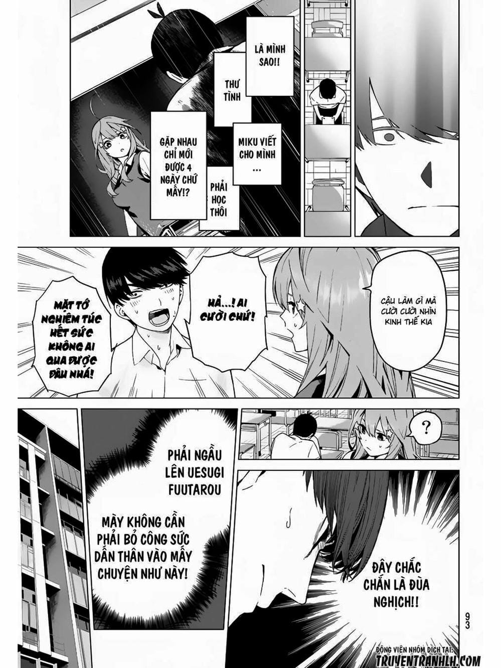 Truyện Tranh Nhà Có 5 Nàng Dâu - Gotoubun No Hanayome trang 6