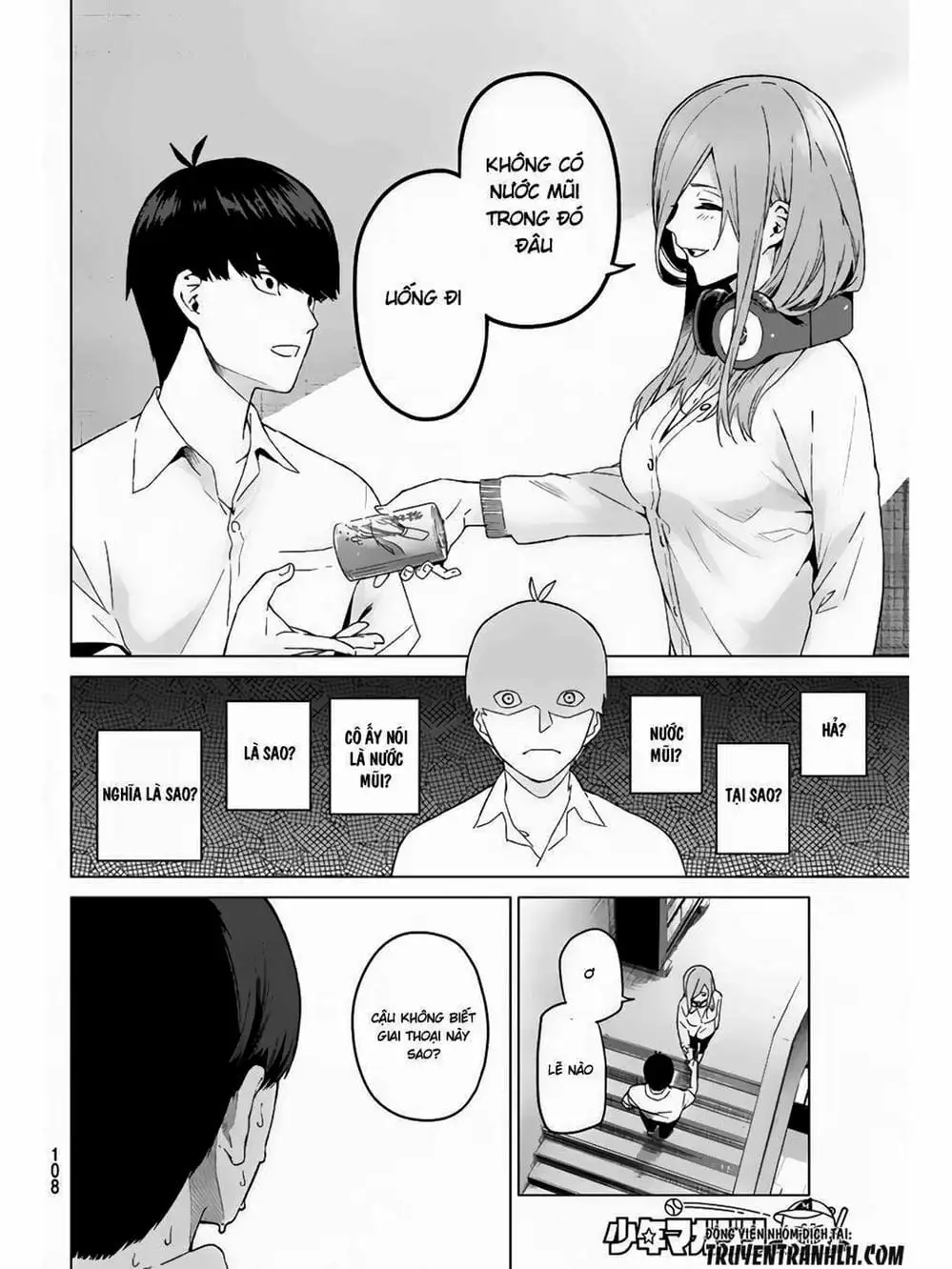 Truyện Tranh Nhà Có 5 Nàng Dâu - Gotoubun No Hanayome trang 6