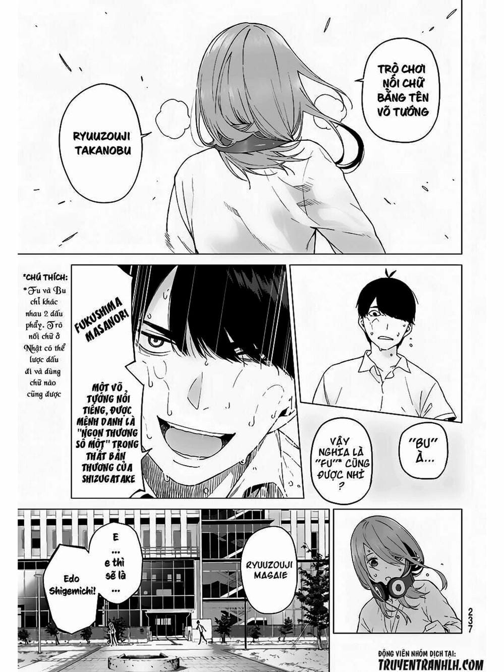 Truyện Tranh Nhà Có 5 Nàng Dâu - Gotoubun No Hanayome trang 6