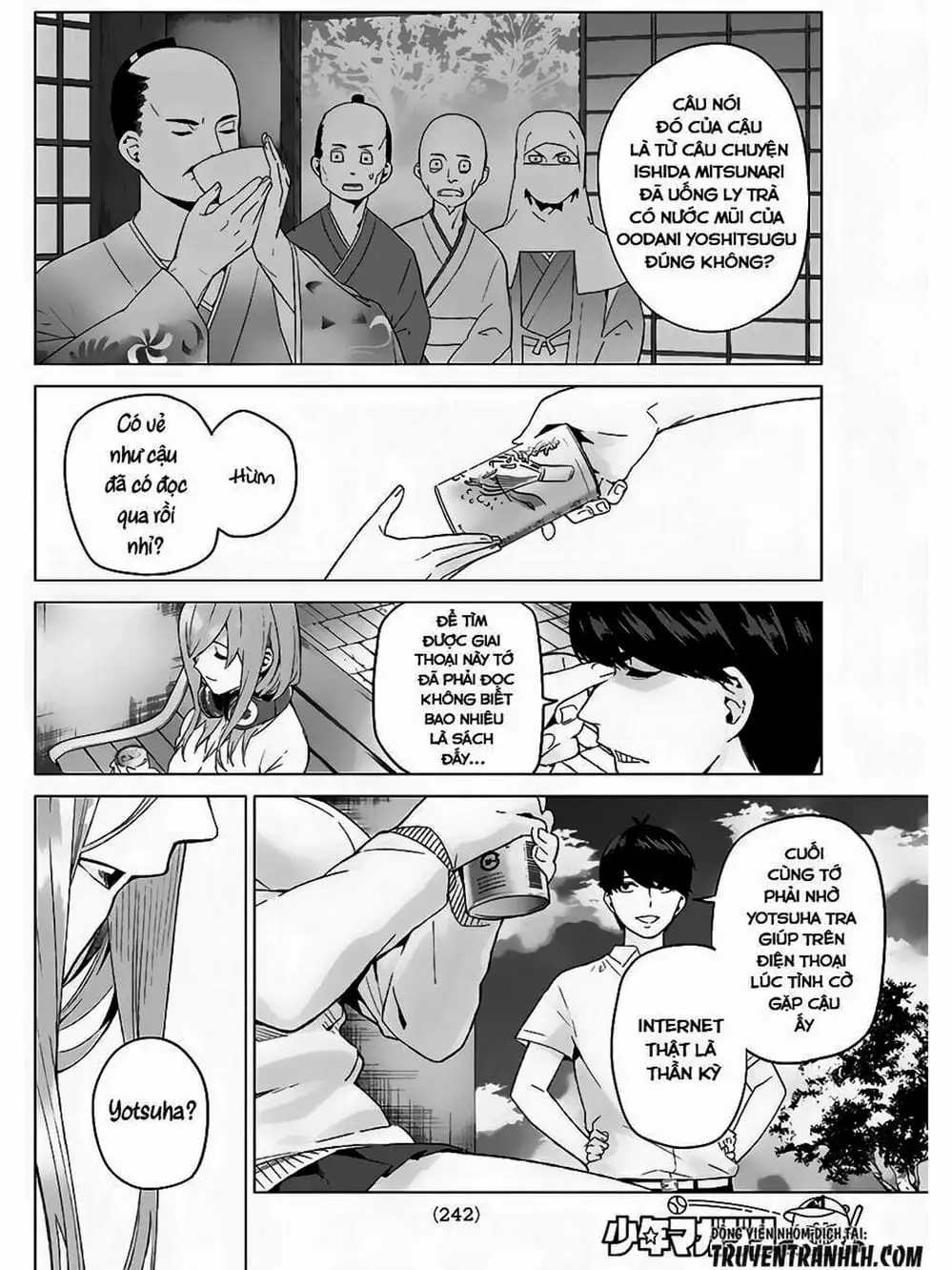 Truyện Tranh Nhà Có 5 Nàng Dâu - Gotoubun No Hanayome trang 6