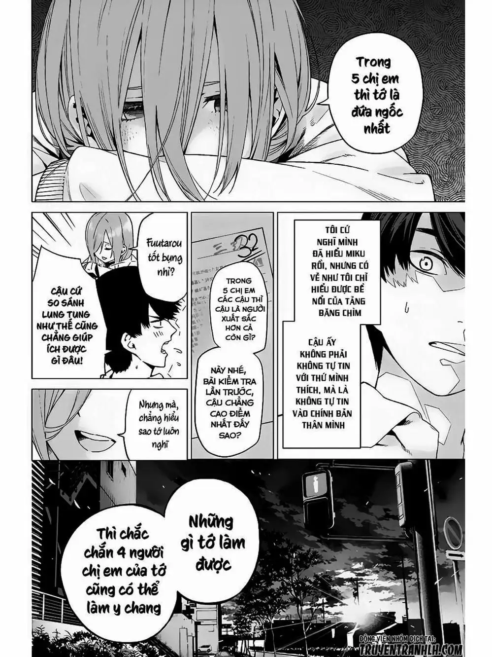 Truyện Tranh Nhà Có 5 Nàng Dâu - Gotoubun No Hanayome trang 6