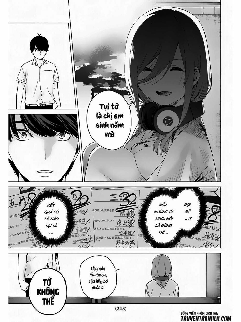 Truyện Tranh Nhà Có 5 Nàng Dâu - Gotoubun No Hanayome trang 6