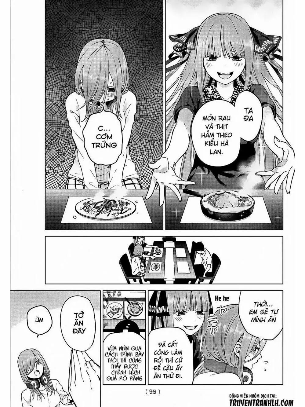 Truyện Tranh Nhà Có 5 Nàng Dâu - Gotoubun No Hanayome trang 6