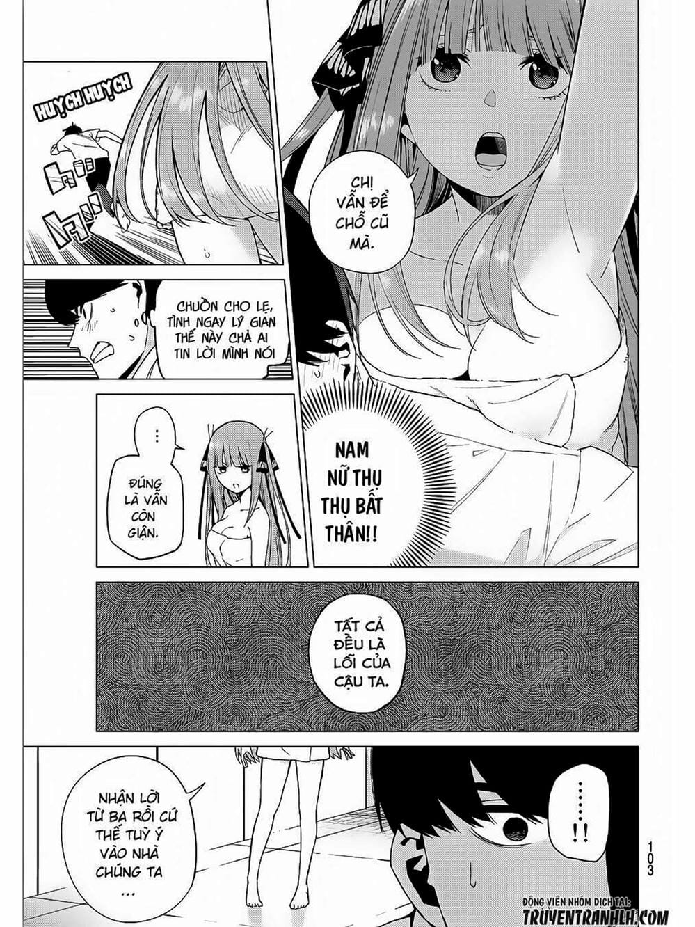 Truyện Tranh Nhà Có 5 Nàng Dâu - Gotoubun No Hanayome trang 6