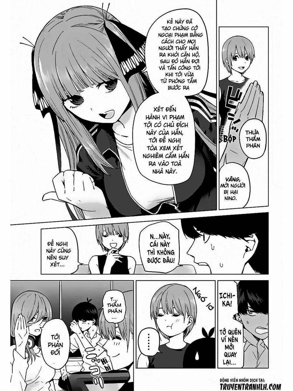 Truyện Tranh Nhà Có 5 Nàng Dâu - Gotoubun No Hanayome trang 6