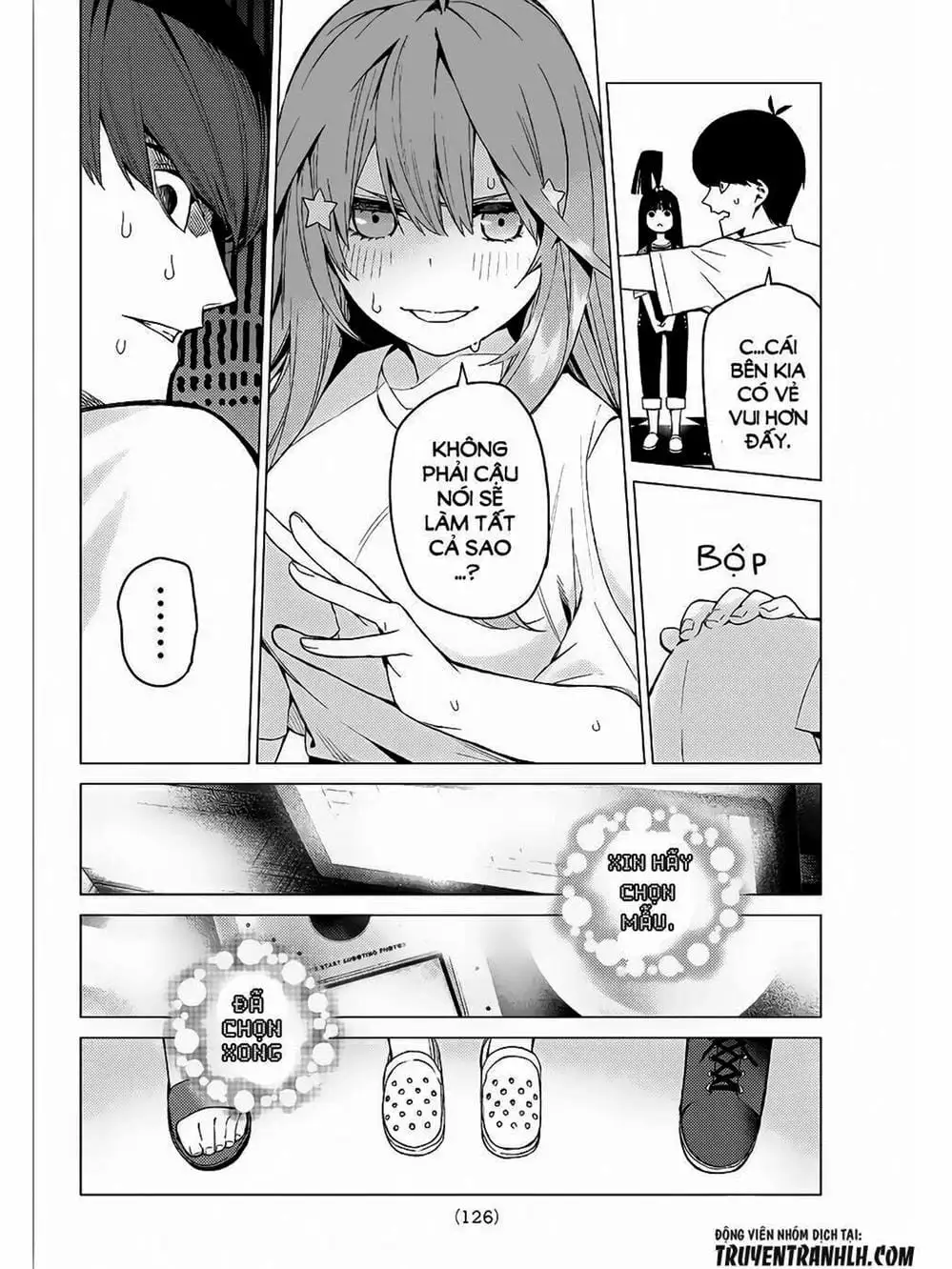 Truyện Tranh Nhà Có 5 Nàng Dâu - Gotoubun No Hanayome trang 6