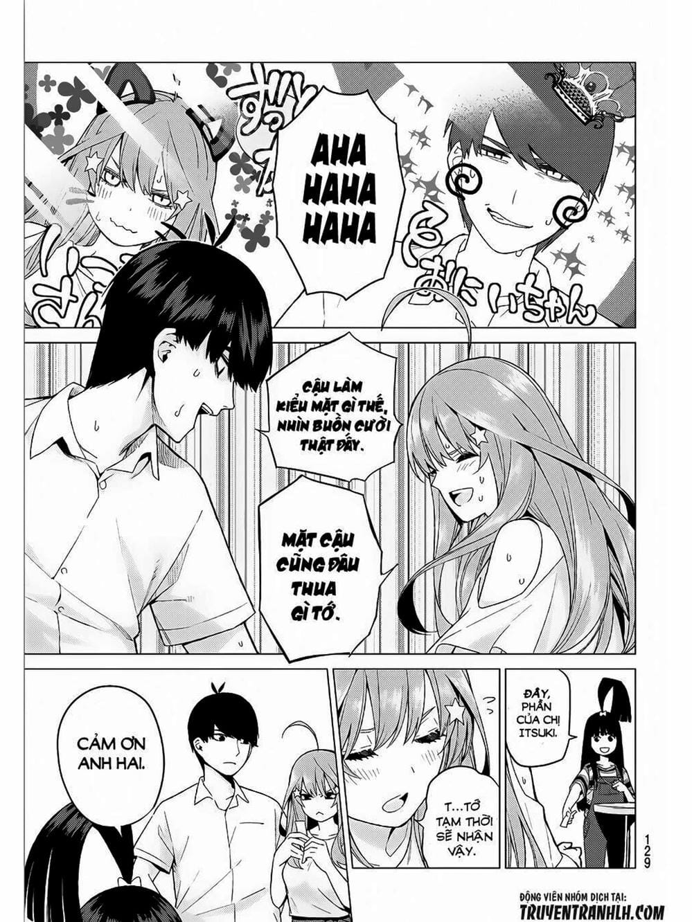 Truyện Tranh Nhà Có 5 Nàng Dâu - Gotoubun No Hanayome trang 6