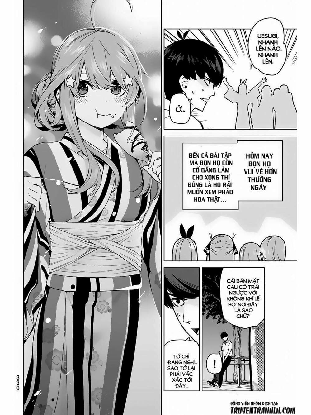 Truyện Tranh Nhà Có 5 Nàng Dâu - Gotoubun No Hanayome trang 6