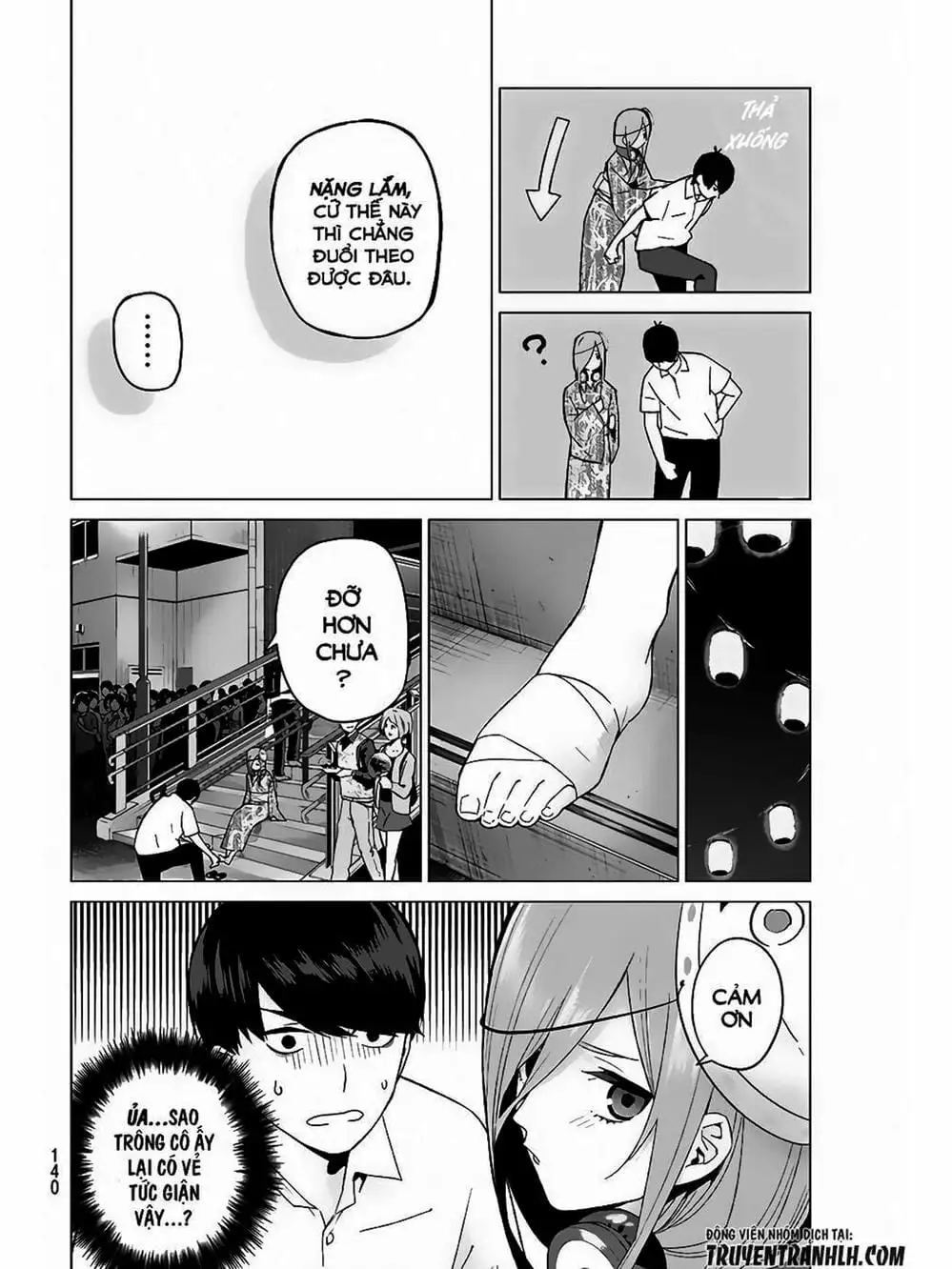 Truyện Tranh Nhà Có 5 Nàng Dâu - Gotoubun No Hanayome trang 6