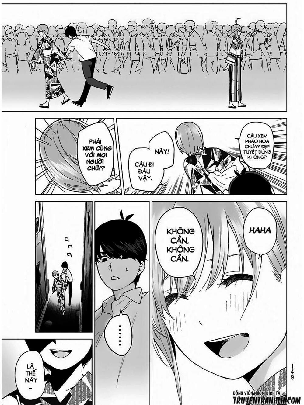 Truyện Tranh Nhà Có 5 Nàng Dâu - Gotoubun No Hanayome trang 6