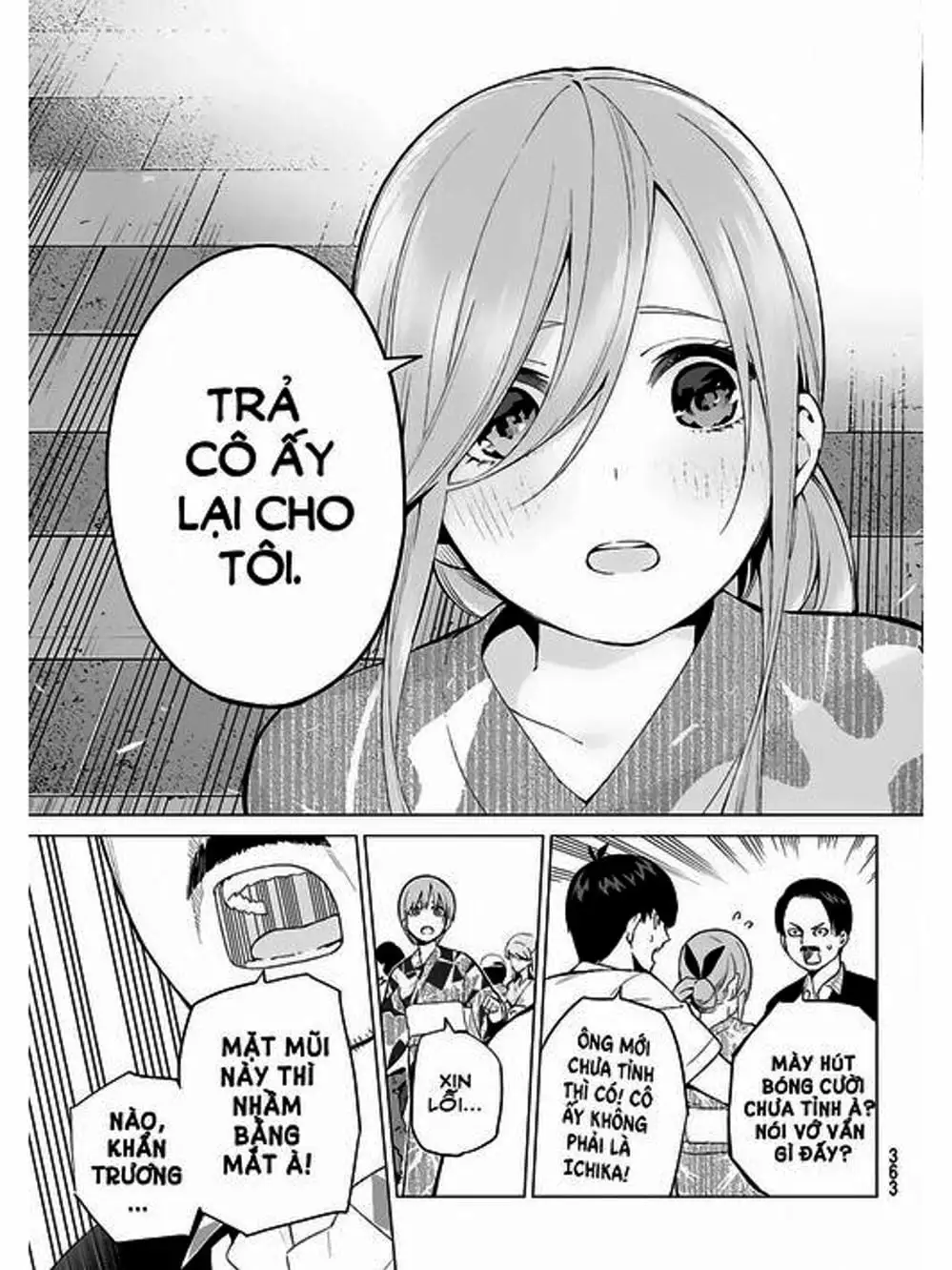 Truyện Tranh Nhà Có 5 Nàng Dâu - Gotoubun No Hanayome trang 6