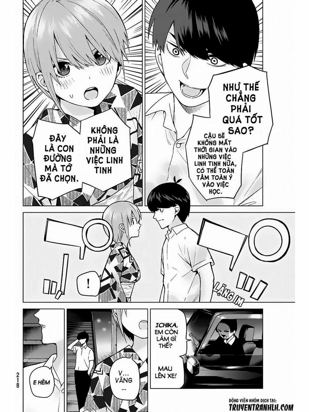 Truyện Tranh Nhà Có 5 Nàng Dâu - Gotoubun No Hanayome trang 6