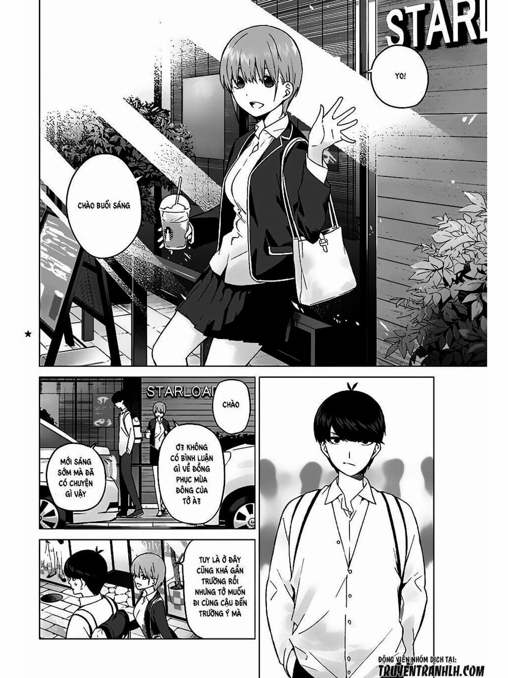 Truyện Tranh Nhà Có 5 Nàng Dâu - Gotoubun No Hanayome trang 6