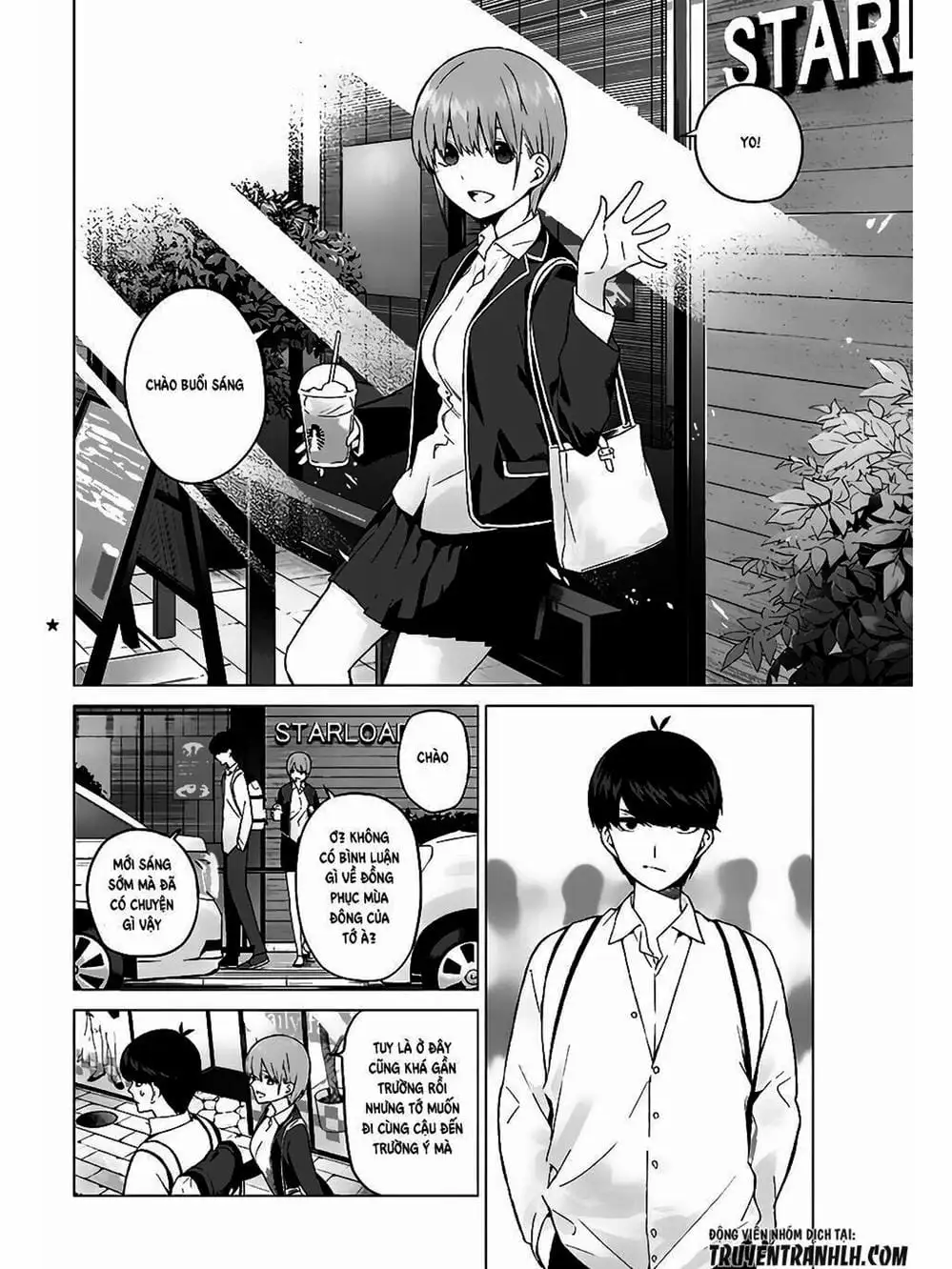 Truyện Tranh Nhà Có 5 Nàng Dâu - Gotoubun No Hanayome trang 6