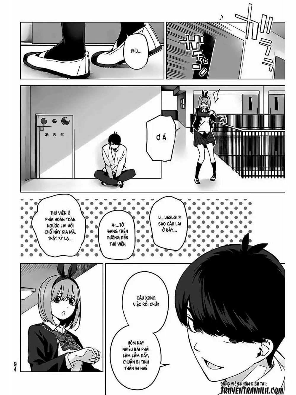 Truyện Tranh Nhà Có 5 Nàng Dâu - Gotoubun No Hanayome trang 6