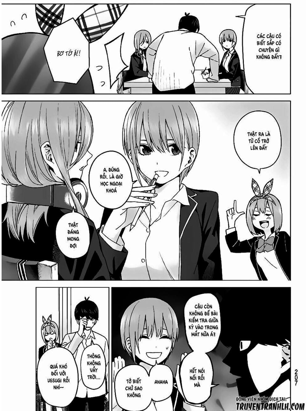 Truyện Tranh Nhà Có 5 Nàng Dâu - Gotoubun No Hanayome trang 6