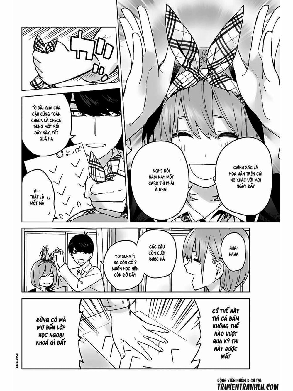 Truyện Tranh Nhà Có 5 Nàng Dâu - Gotoubun No Hanayome trang 6