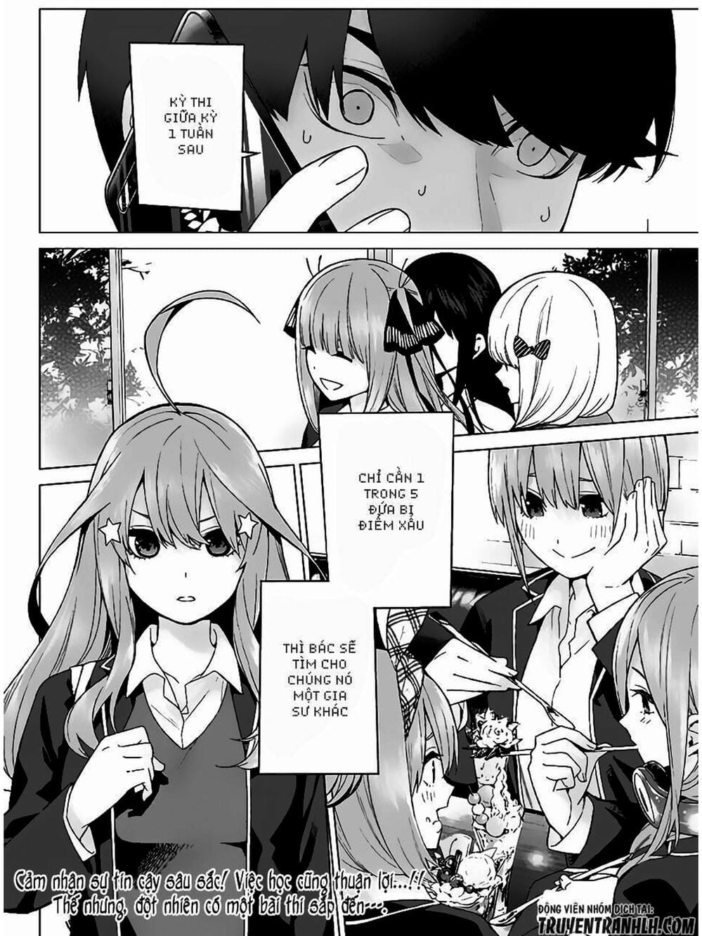 Truyện Tranh Nhà Có 5 Nàng Dâu - Gotoubun No Hanayome trang 6