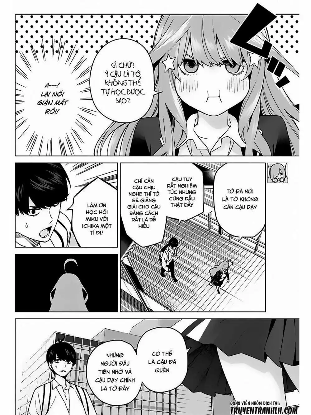 Truyện Tranh Nhà Có 5 Nàng Dâu - Gotoubun No Hanayome trang 6