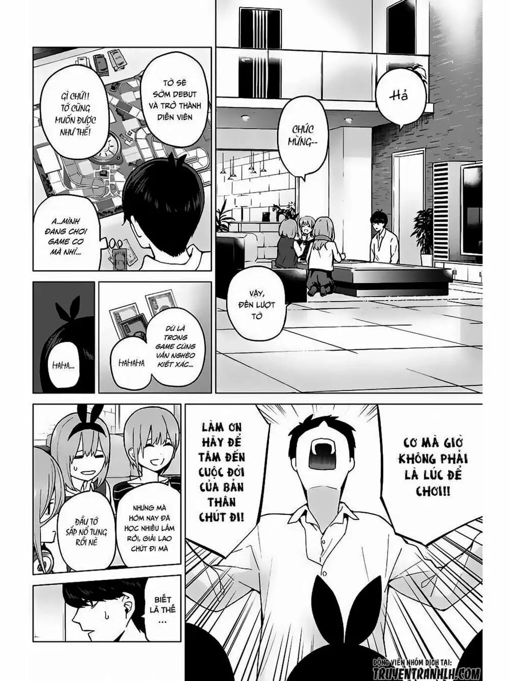 Truyện Tranh Nhà Có 5 Nàng Dâu - Gotoubun No Hanayome trang 6