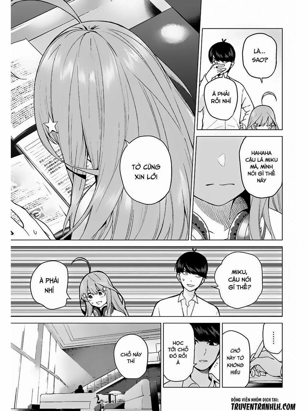 Truyện Tranh Nhà Có 5 Nàng Dâu - Gotoubun No Hanayome trang 6