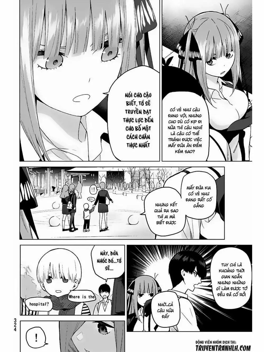 Truyện Tranh Nhà Có 5 Nàng Dâu - Gotoubun No Hanayome trang 6