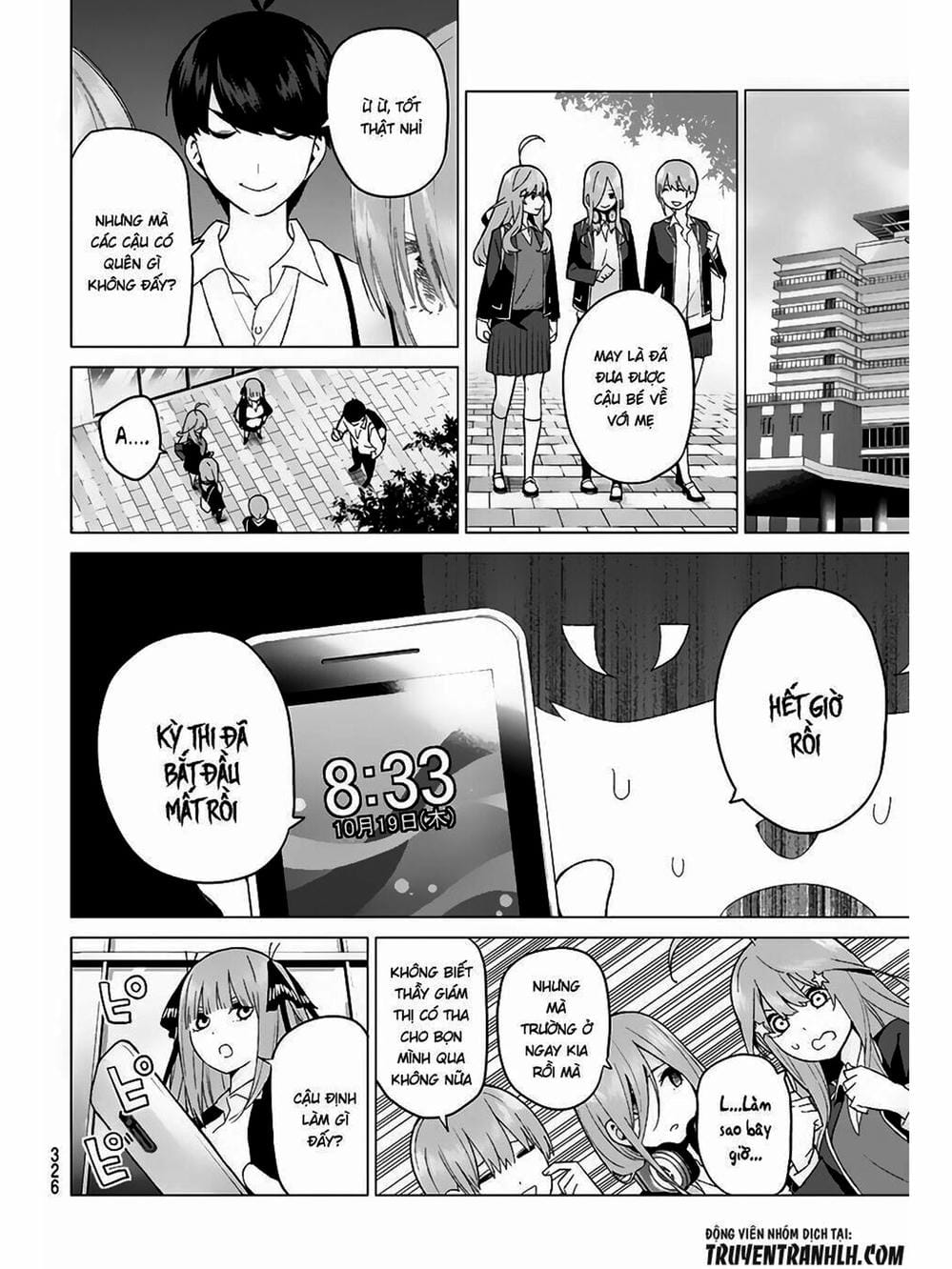 Truyện Tranh Nhà Có 5 Nàng Dâu - Gotoubun No Hanayome trang 6