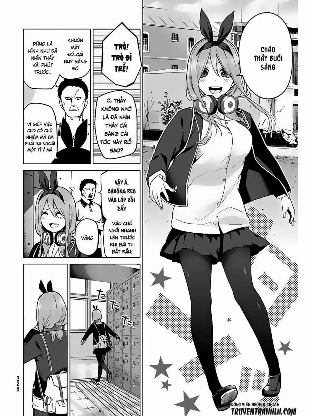 Truyện Tranh Nhà Có 5 Nàng Dâu - Gotoubun No Hanayome trang 6