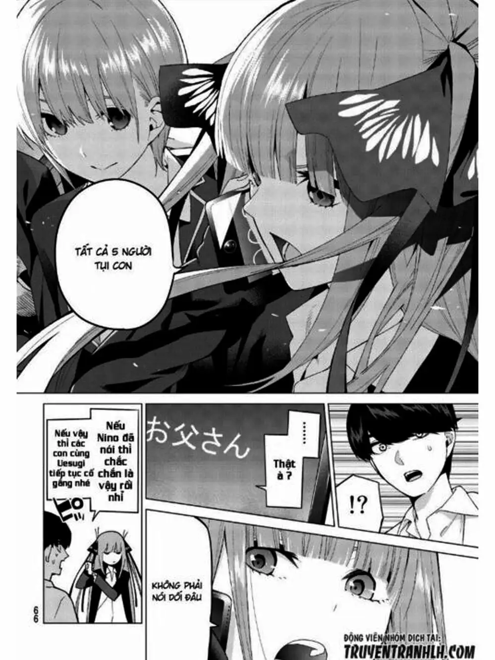 Truyện Tranh Nhà Có 5 Nàng Dâu - Gotoubun No Hanayome trang 6