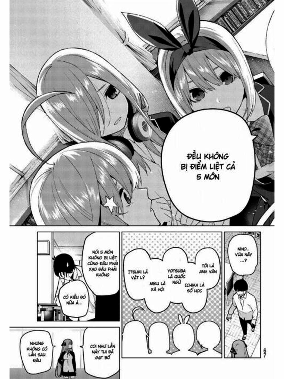 Truyện Tranh Nhà Có 5 Nàng Dâu - Gotoubun No Hanayome trang 6