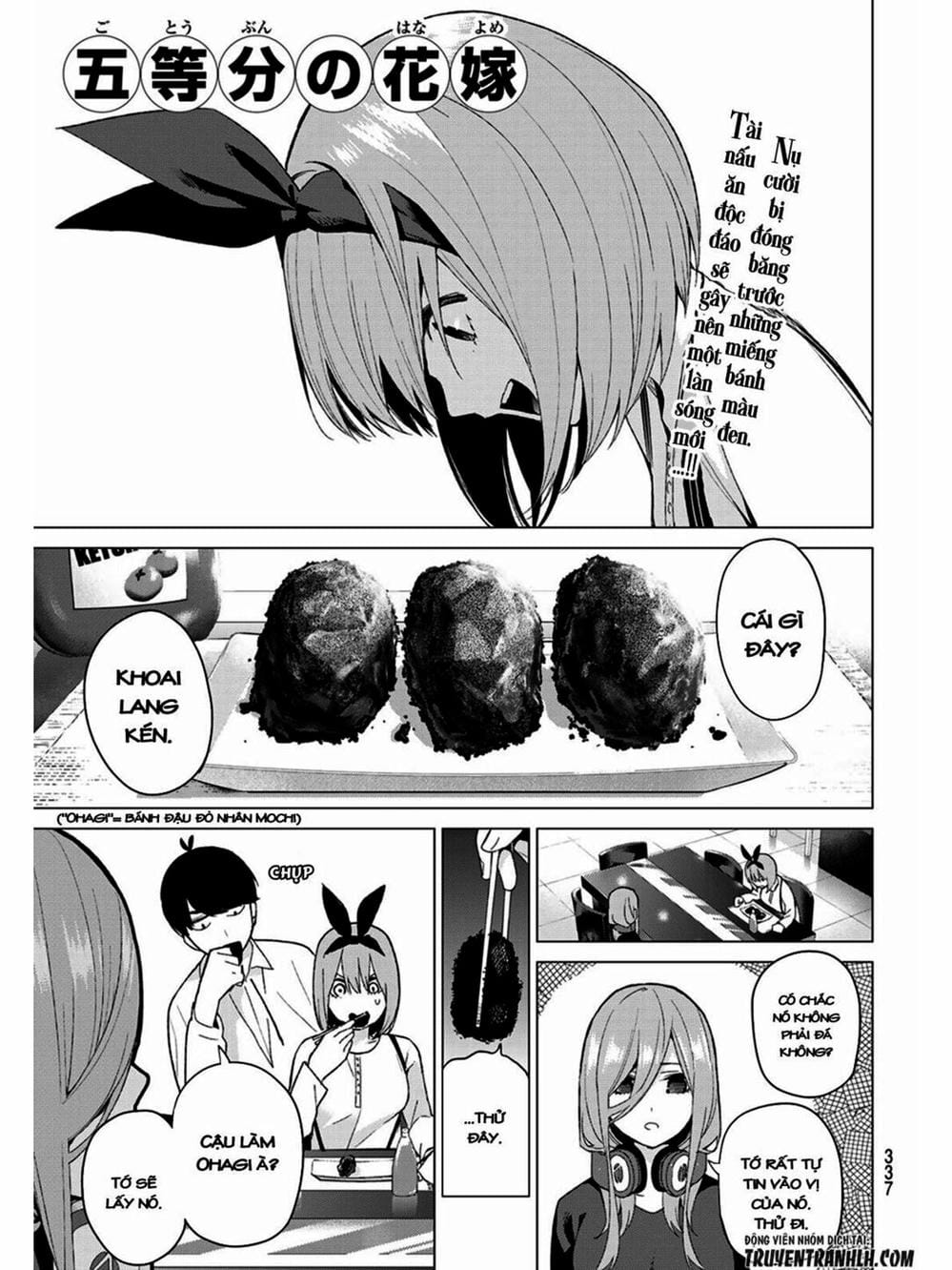 Truyện Tranh Nhà Có 5 Nàng Dâu - Gotoubun No Hanayome trang 6