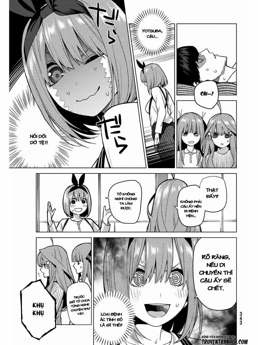 Truyện Tranh Nhà Có 5 Nàng Dâu - Gotoubun No Hanayome trang 6