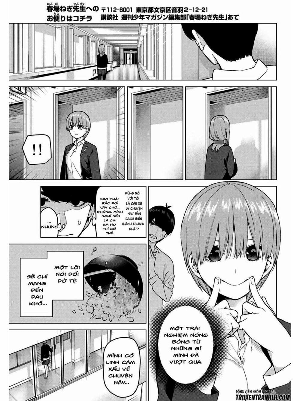 Truyện Tranh Nhà Có 5 Nàng Dâu - Gotoubun No Hanayome trang 6