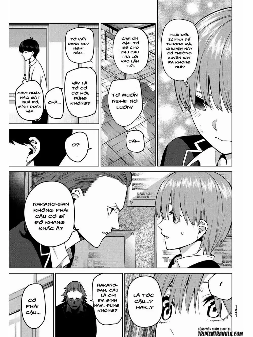 Truyện Tranh Nhà Có 5 Nàng Dâu - Gotoubun No Hanayome trang 6