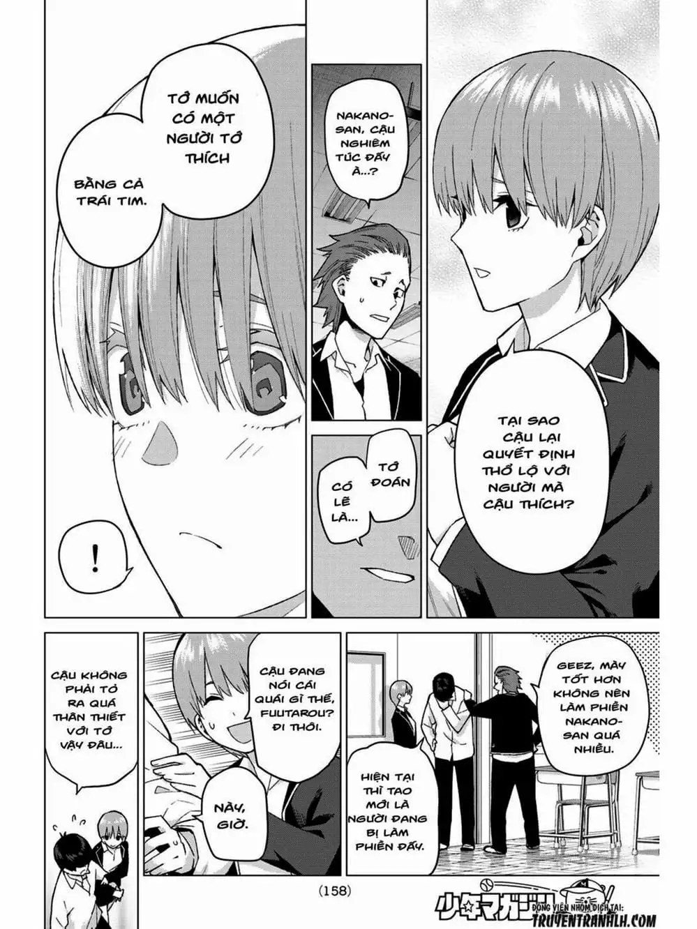 Truyện Tranh Nhà Có 5 Nàng Dâu - Gotoubun No Hanayome trang 6