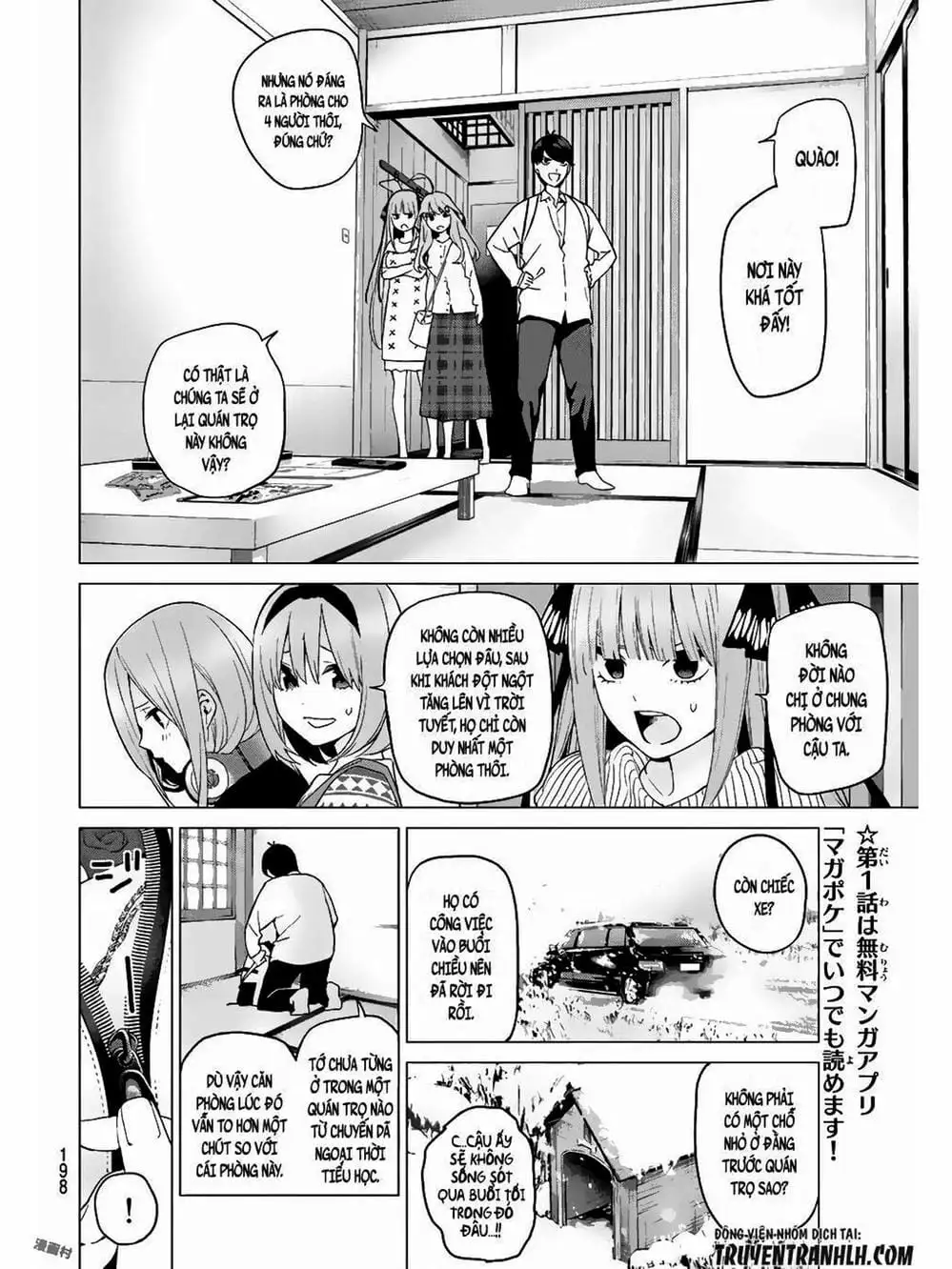 Truyện Tranh Nhà Có 5 Nàng Dâu - Gotoubun No Hanayome trang 6