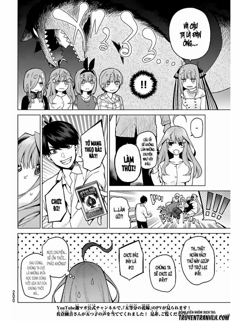 Truyện Tranh Nhà Có 5 Nàng Dâu - Gotoubun No Hanayome trang 6