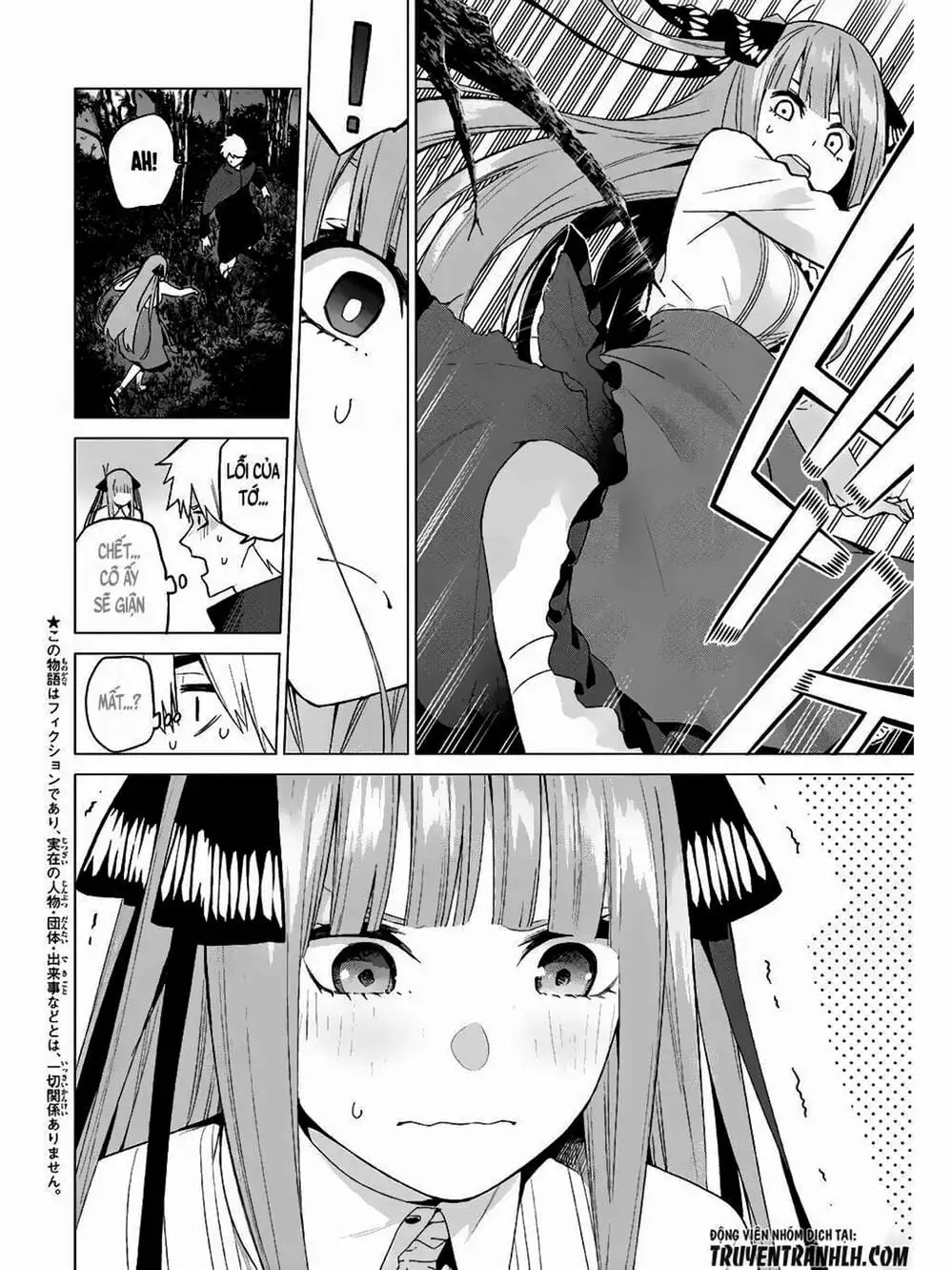 Truyện Tranh Nhà Có 5 Nàng Dâu - Gotoubun No Hanayome trang 6