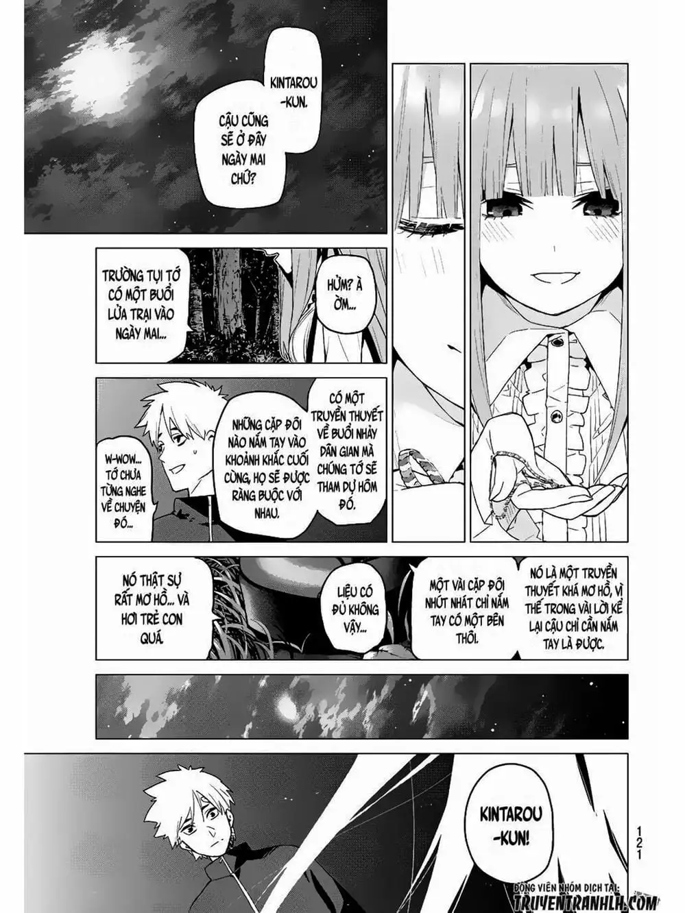 Truyện Tranh Nhà Có 5 Nàng Dâu - Gotoubun No Hanayome trang 6