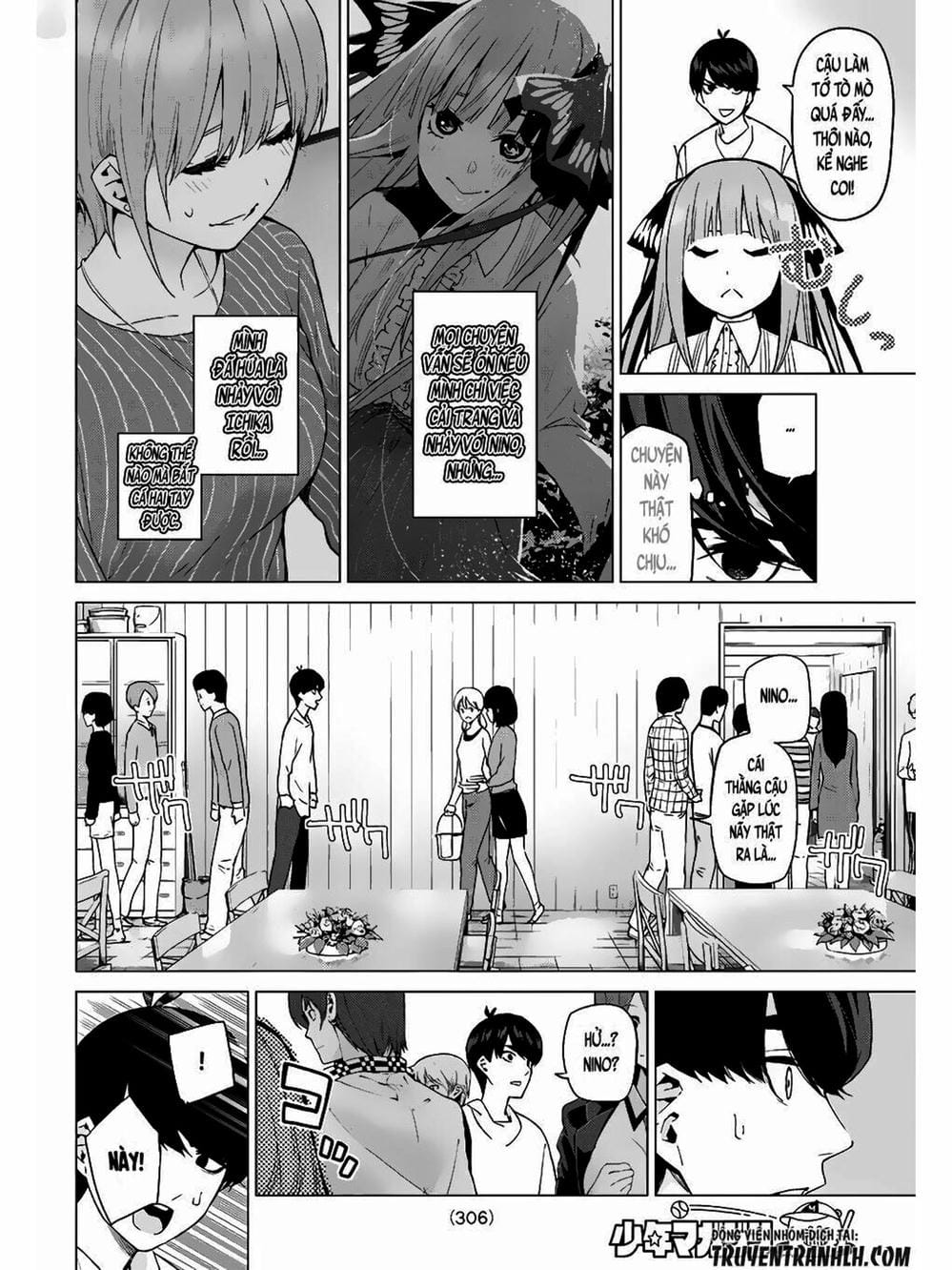 Truyện Tranh Nhà Có 5 Nàng Dâu - Gotoubun No Hanayome trang 6