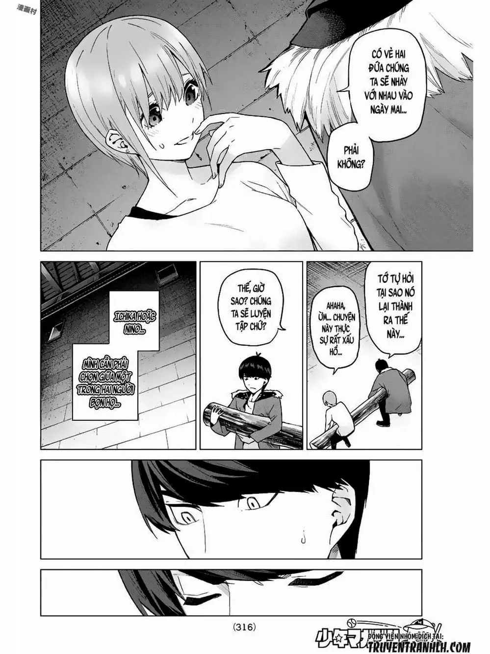 Truyện Tranh Nhà Có 5 Nàng Dâu - Gotoubun No Hanayome trang 6