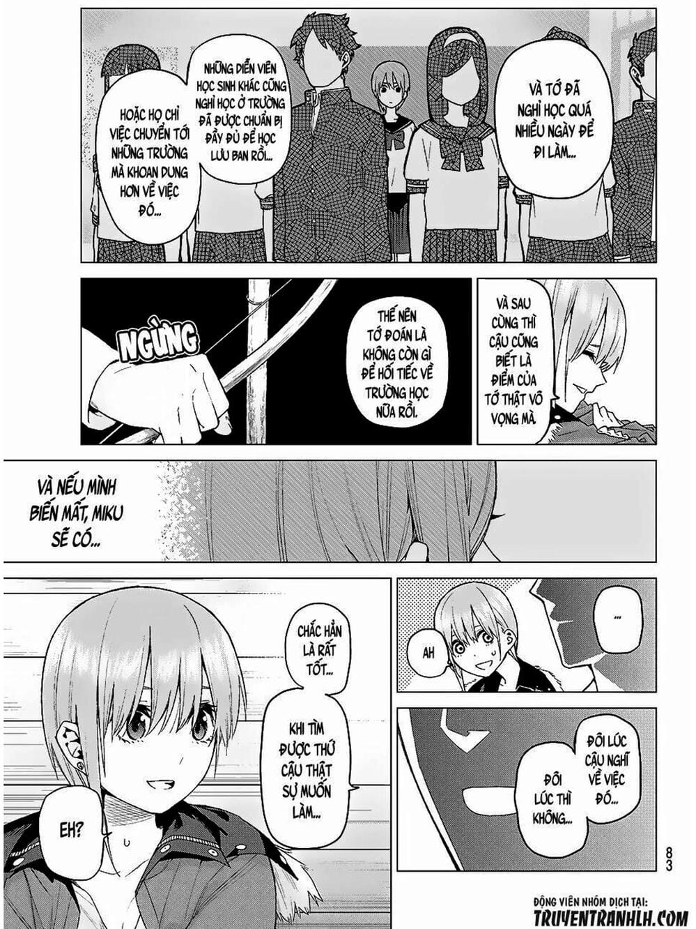 Truyện Tranh Nhà Có 5 Nàng Dâu - Gotoubun No Hanayome trang 6