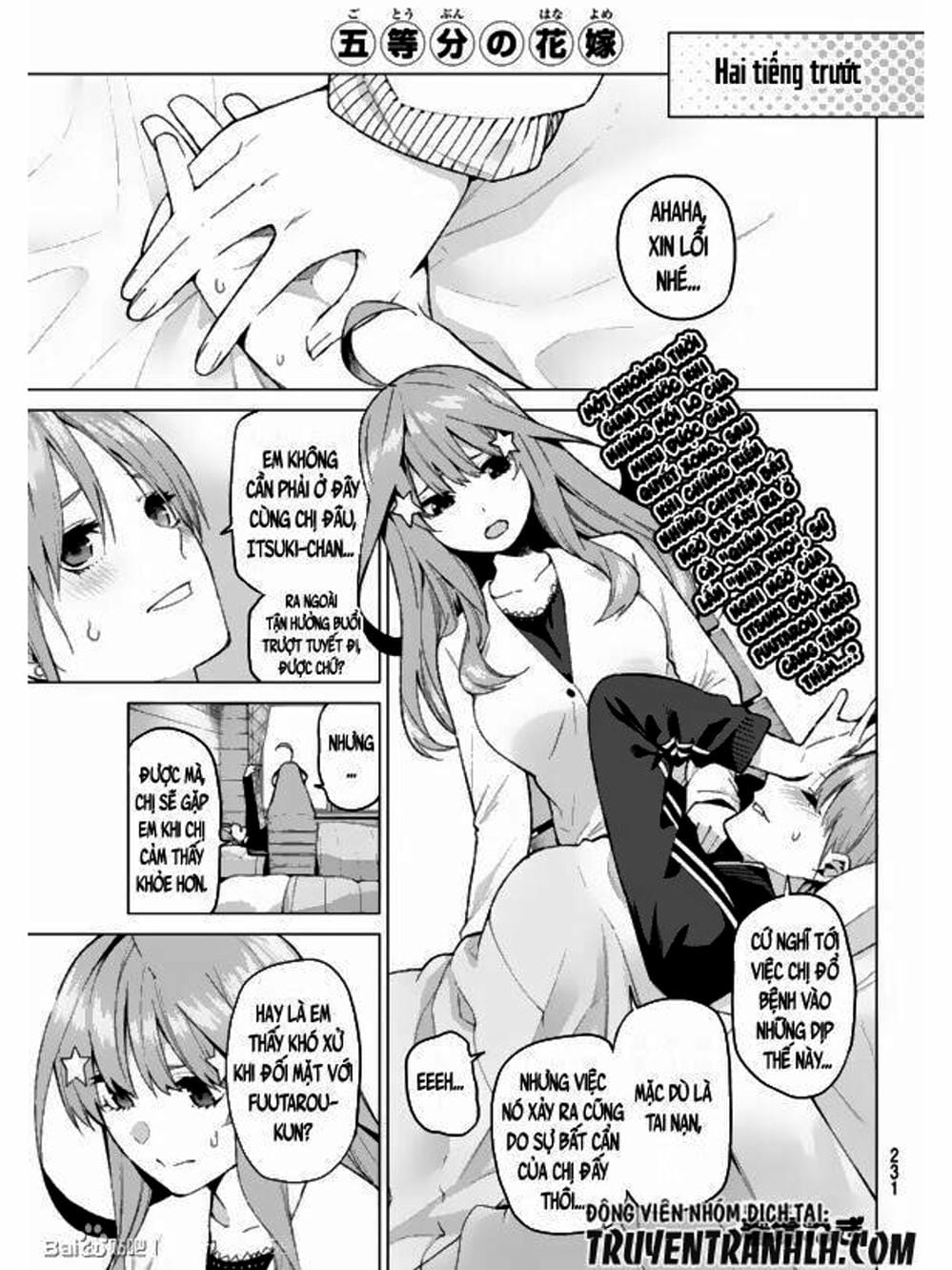 Truyện Tranh Nhà Có 5 Nàng Dâu - Gotoubun No Hanayome trang 6