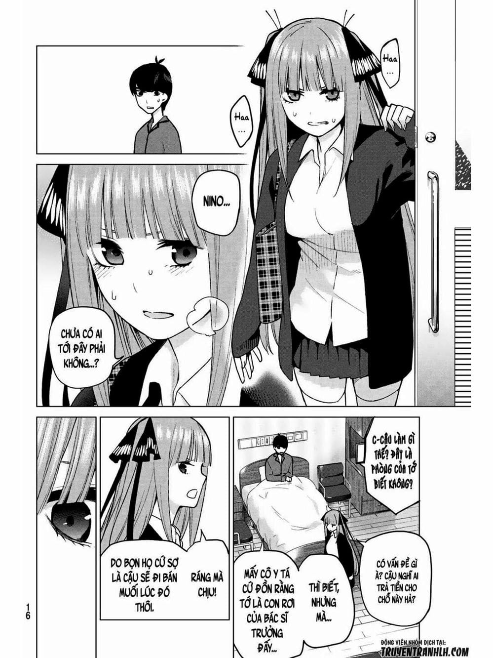 Truyện Tranh Nhà Có 5 Nàng Dâu - Gotoubun No Hanayome trang 6