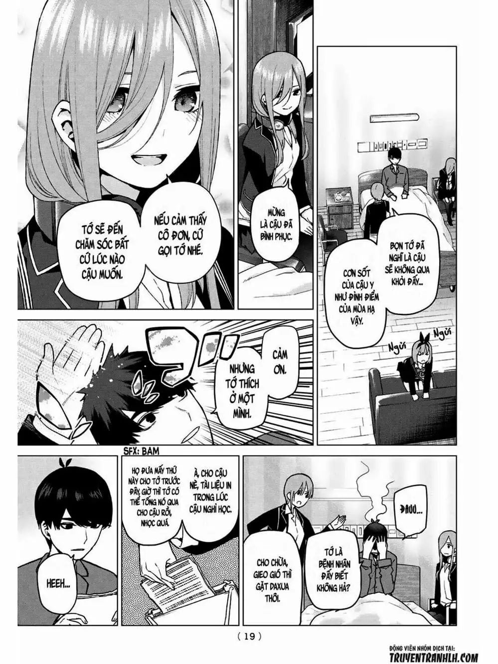 Truyện Tranh Nhà Có 5 Nàng Dâu - Gotoubun No Hanayome trang 6