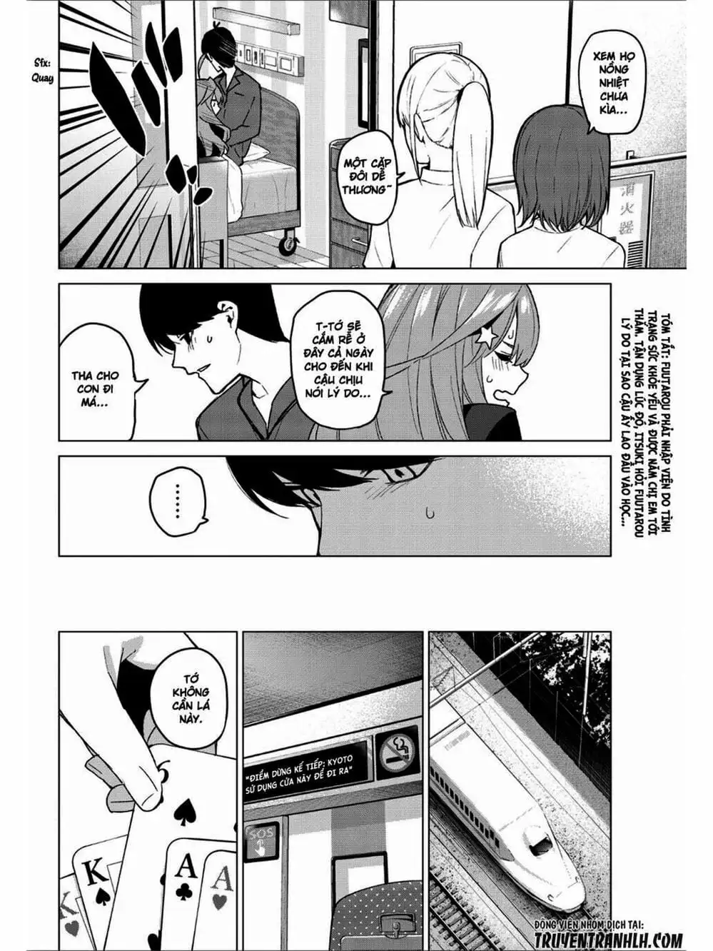 Truyện Tranh Nhà Có 5 Nàng Dâu - Gotoubun No Hanayome trang 6