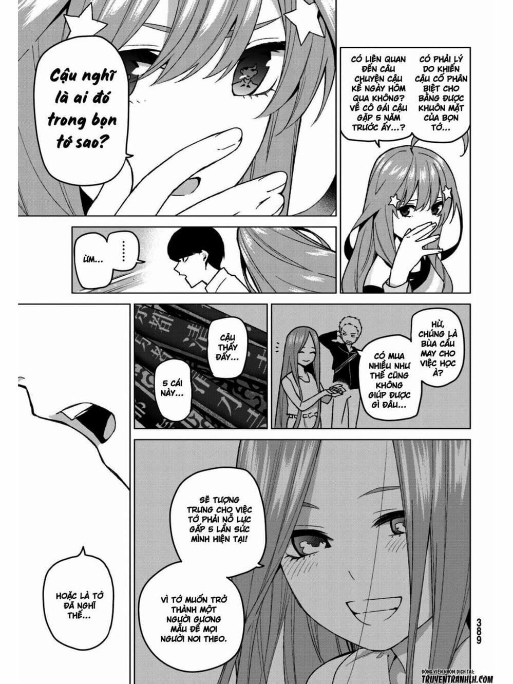 Truyện Tranh Nhà Có 5 Nàng Dâu - Gotoubun No Hanayome trang 6