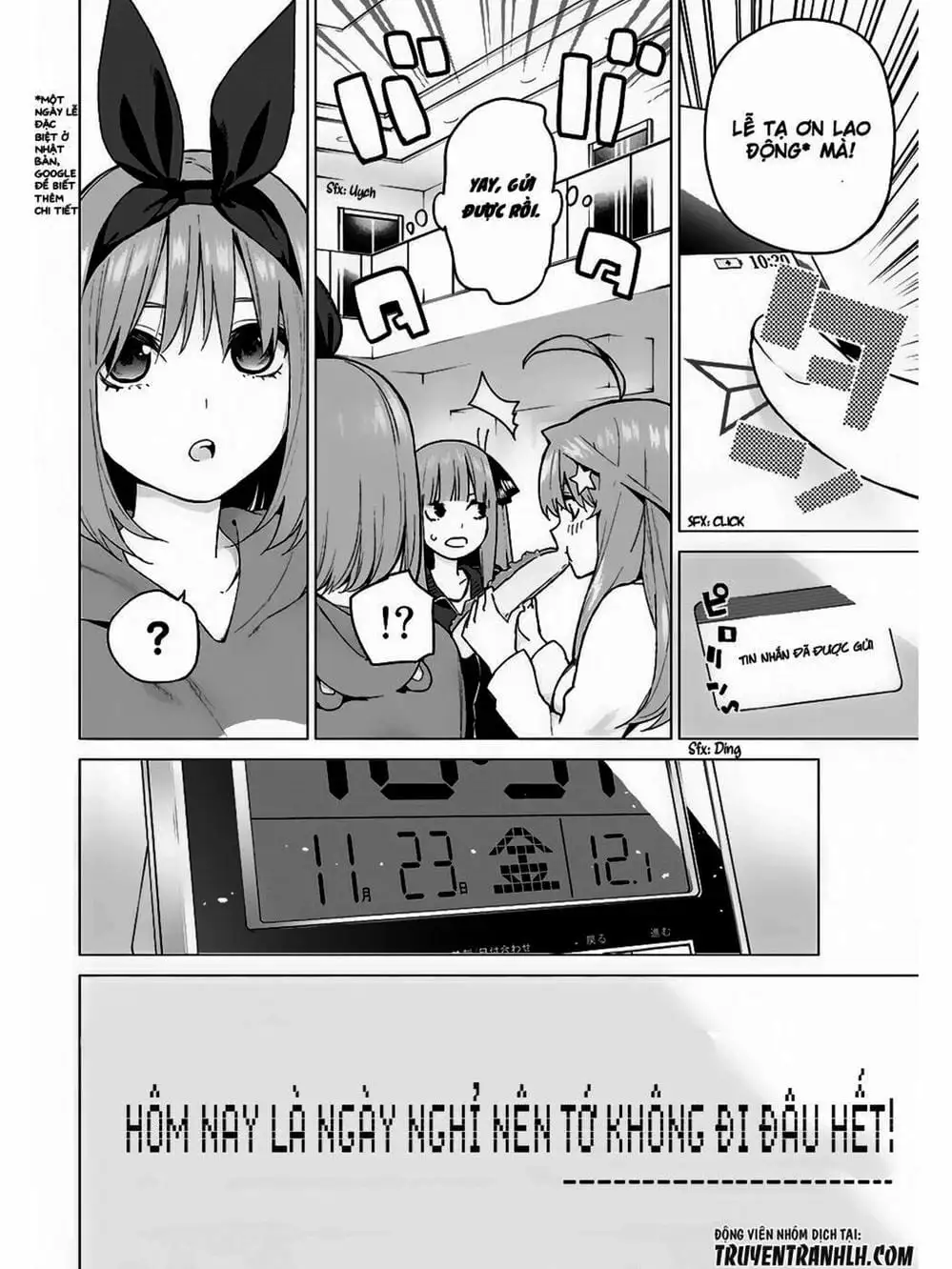 Truyện Tranh Nhà Có 5 Nàng Dâu - Gotoubun No Hanayome trang 6