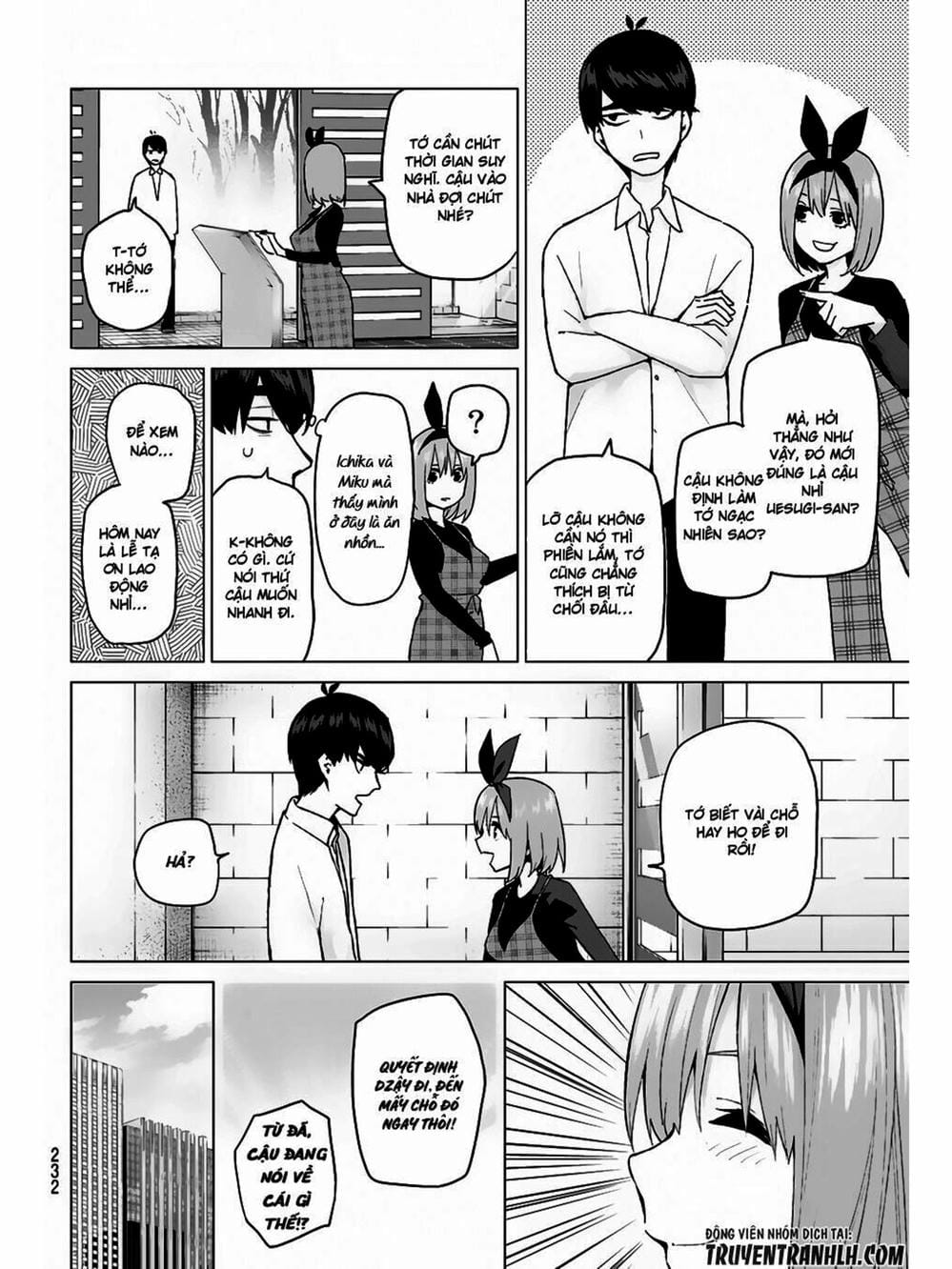 Truyện Tranh Nhà Có 5 Nàng Dâu - Gotoubun No Hanayome trang 6