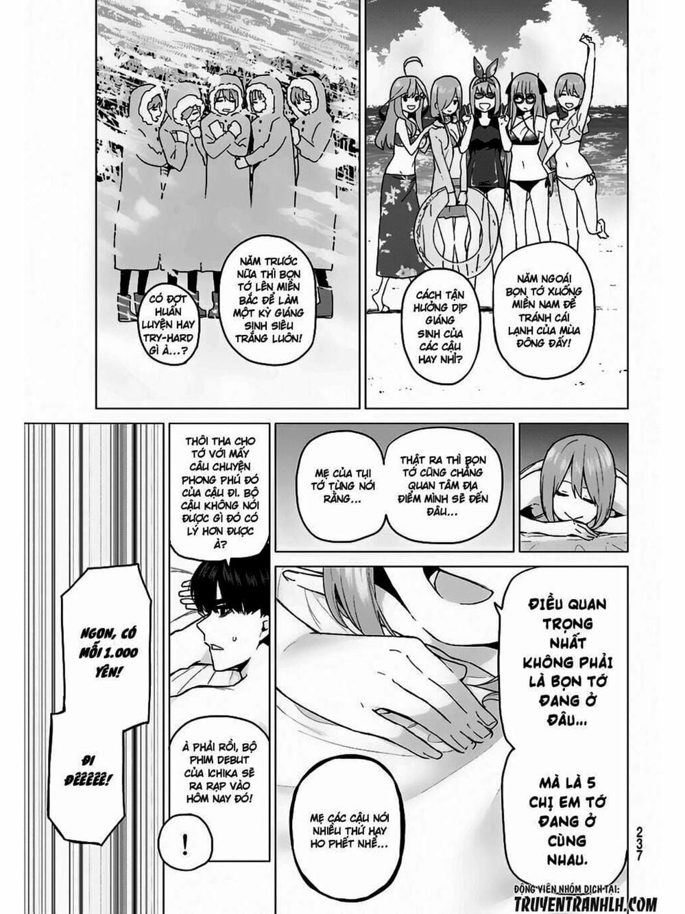 Truyện Tranh Nhà Có 5 Nàng Dâu - Gotoubun No Hanayome trang 6